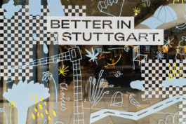 spielerische Illustrationen für Levis Storefront von Vivien Staff