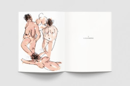 abstrakte Akt Illustration für Opera Magazin