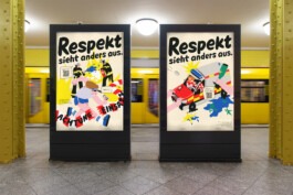 Künstlerisches Poster-Design mit sozialen Themen in Stuttgart - Vivien Staff